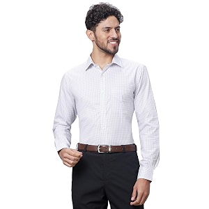 Raymond Men Slim Fit Structure Pattern Pure