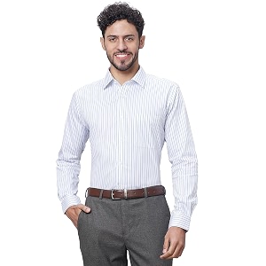 Raymond Men Slim Fit Structure Pattern Pure