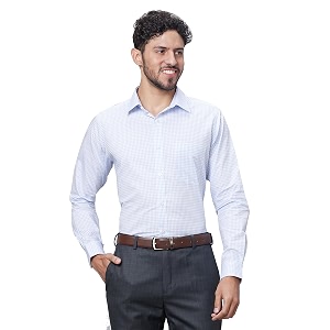Raymond Men Slim Fit Structure Pattern Pure