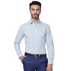 Raymond Men Slim Fit Structure Pattern Pure