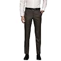 Raymond Men Slim Fit Structure Pattern Polyester