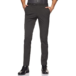 raymond men39s slim fit mid rise trouser