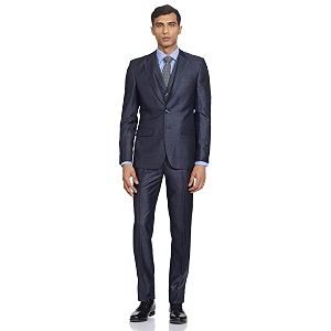 Raymond Rayon Blend Mens Full Sleeve Contemporary