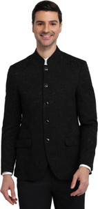 Raymond Self Design Single Breasted Formal Men