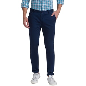 Raymond Slim Fit Dark Blue Trouser for