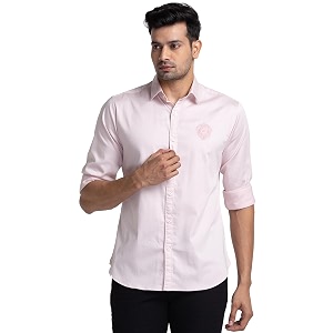 Raymond Slim Fit Medium Blue Casual Shirt