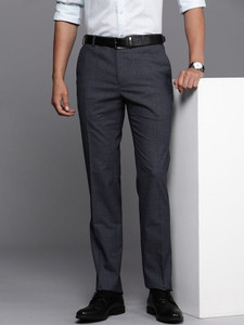 Raymond Slim Fit Men Blue Trousers