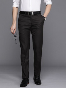 Raymond Slim Fit Men Brown Trousers