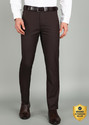 Raymond Slim Fit Men Brown Trousers