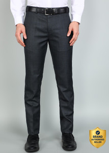 Raymond Slim Fit Men Dark Blue Trousers