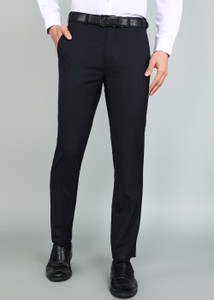 Raymond Slim Fit Men Dark Blue Trousers