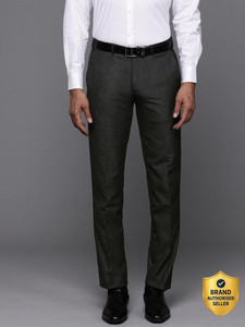 Raymond Slim Fit Men Grey Trousers