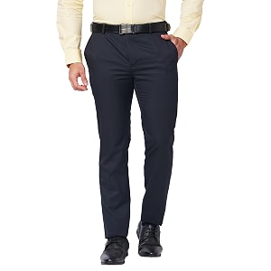 Raymond Slim Fit Poly Viscose Blend Structure