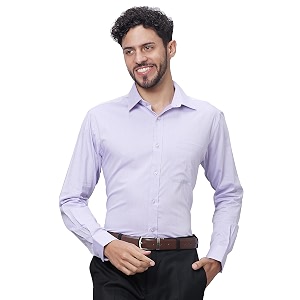 Raymond Slim Fit Pure Cotton Structure Pattern