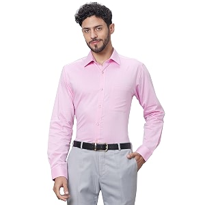 Raymond Slim Fit Pure Cotton Structure Pattern