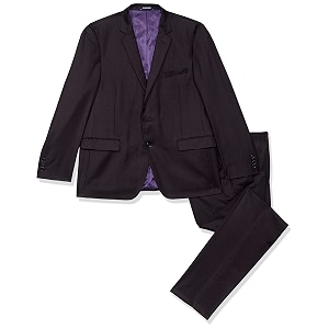 raymond wool blend men39s full sleeve slim fit dark maroon formal suit