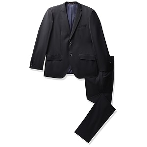 raymond wool blend men39s full sleeve contemporary fit black formal suit