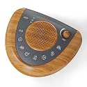 Raynic Noise Machine, Battery Powered Sound Machine, Portable Sleep Machine with 36 Natural Soothing Sounds, Timer, USB Port, Headphone Jack for Baby, Kids, Adults, Travel, Office (Yellow Wood Grain)