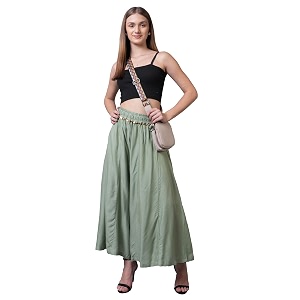Rayon Comfort Fit Palazzo