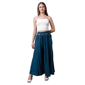 Rayon Comfort Fit Palazzo