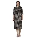 Rayon Knee Length Printed Straight Kurti for