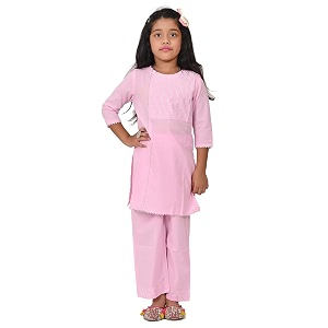 Rayon Kurta Pant Set for Girl Child