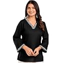 Rayon Solid Straight Kurti Top for Women