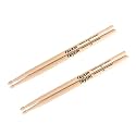 rayzm Drum Sticks 5B, Solid American Hickory Drumsticks/Beater Sticks, Wood Tips