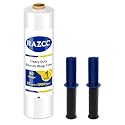RAZCC Stretch Film, Industrial Strength Stretch Wrap for Pallet Wrap, Heavy Duty Clear Plastic Wrap with Handles, Moving Wrapping Plastic Roll, 15 Inch x 1000 Feet, 60 Gauge, 1 Pack