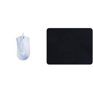 razer deathadder essential white edition - 6400 dpi ergonomic wired gaming mouse - rz01-03850200-r3m