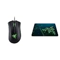 Razer DeathAdder Essential Wired Gaming Mouse I Single-Color Green Lighting I 6400DPI Optical Sensor