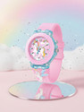 Razyloo 3D Cartoon Analog Beautiful Glowing Lights Wrist Watch for Unisex With Fun Design Adjustable Strap Analog Watch  - For Girls
