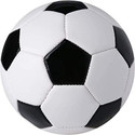 RB SPORTS Football Black & White Football - Size: 5
