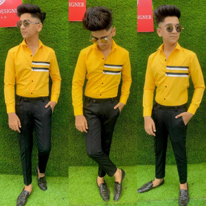 rbb cotton blend solid shirt  trouser fabric