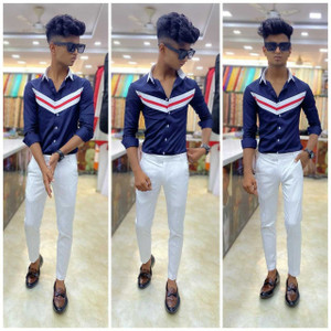 rbb cotton blend solid shirt  trouser fabric