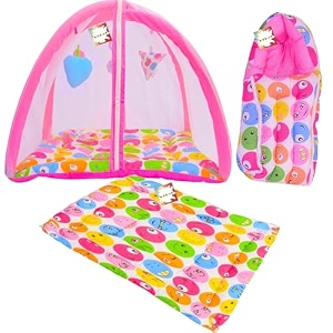 baby bed new born baby bedding set  baby carry bag  play gym  carry bag  baby bed  mattress mosquito net  cotton 0-6 months 3pcs set