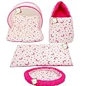 Baby Bed New Born Baby Bedding Set | Baby Bag | Carry Bag | Baby Bed | Mattress |Mosquito Net | Essentials | Carrier | Cotton (0-6 Months) (4PCS Set)