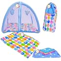 Baby Bed New Born Baby Bedding Set | Baby Carry Bag | Play Gym | Carry Bag | Baby Bed | Mattress |Mosquito Net | Sheets (0-6 Months) (4PCS Set)