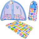 Baby Bed New Born Baby Bedding Set | Baby Carry Bag | Play Gym | Carry Bag | Baby Bed | Mattress |Mosquito Net | Cotton (0-6 Months) (3PCS Set)