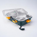 RBGIIT 2 Compartment Sealed Leak Proof Stainless Steel Lunch Box For Kid's & Adult 1 Containers Stainless Steel School Lunch Box