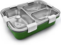 RBGIIT 3 Compartment Insulated 750ML Leakproof Airtight Lunch Box with Cutlery BPA-Free 3 Containers Stainless Steel Office Lunch Box