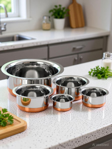 rbgiit cookware set stainless steel 5 - piece