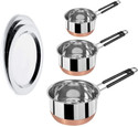 RBGIIT Cookware Set (Stainless Steel, 6 - Piece)