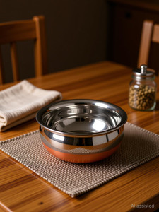 rbgiit copper bottom kitchen serving cooking bowl biryani rice handipotpatila cookware set