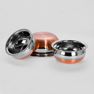 rbgiit copper bottom kitchen serving cooking bowl biryani rice handipotpatila cookware set
