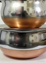 RBGIIT Copper Bottom Kitchen Serving Cooking Bowl biryani, rice Handi/Pot/Patila Cookware Set (Stainless Steel, 6 - Piece)