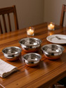 RBGIIT Copper Bottom Kitchen Serving Cooking Bowl biryani, rice Handi/Pot/Patila Cookware Set