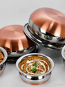 RBGIIT Copper Bottom Kitchen Serving Cooking Bowl biryani, rice Handi/Pot/Patila Cookware Set