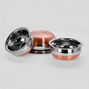 RBGIIT Copper Bottom Kitchen Serving Cooking Bowl biryani, rice Handi/Pot/Patila Cookware Set