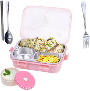 rbgiit eco-friendly lunch box with freezer-safe and dishwasher-safe design 1 containers stainless steel plastic silicone office lunch box